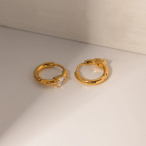 Wholesale Earrings Stainless Steel Geometric Drop Shape Electroplating For Women