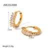 Wholesale Earrings Stainless Steel Geometric Drop Shape Electroplating For Women
