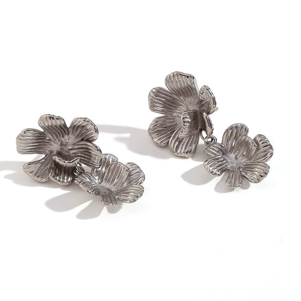 Wholesale Earrings Stainless Steel Geometric Electroplated