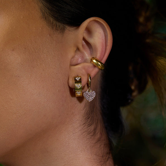 Wholesale Earrings Stainless Steel Geometric Electroplating