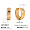 Wholesale Earrings Stainless Steel Geometric Electroplating