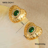 Wholesale Earrings Stainless Steel Geometric Heart Shape Electroplated Fashion Style
