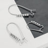 Wholesale Earrings Stainless Steel Geometric Love Rhinestone Electroplated Jewelry Accessories