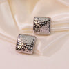Wholesale Earrings Stainless Steel Geometric Minimalist Style Stamping