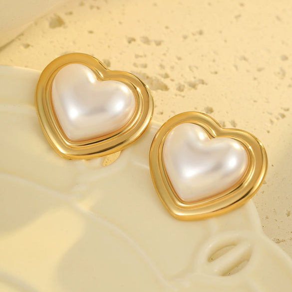 Wholesale Earrings Stainless Steel Geometric Pattern Electroplated Light Luxury Women's