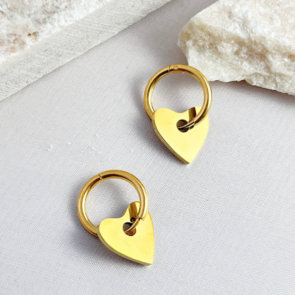Wholesale Earrings Stainless Steel Geometric Retro Electroplating For Women