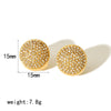 Wholesale Earrings Stainless Steel Geometric Simple Retro Electroplated For Women