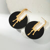 Wholesale Earrings Stainless Steel Geometric Style Electroplating For Women