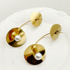 Wholesale Earrings Stainless Steel Geometric Style 14K Gold Plated