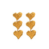 Wholesale Earrings Stainless Steel Heart Geometric Electroplating For Women