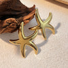 Wholesale Earrings Stainless Steel Heart Shape Geometric Electroplating