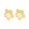 Wholesale Earrings Stainless Steel Imitation Pearl Geometric Flower Bow Leaf Shaped Electroplated