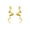 Wholesale Earrings Stainless Steel 18K Geometric Snakeshaped Electroplated For Women