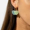 Wholesale Earrings Stainless Steel 18K Gold Electroplated Geometric Style For Women