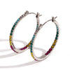 Wholesale Earrings Stainless Steel 18K Gold Plated Geometric Fashion For Women