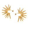 Wholesale Earrings Stainless Steel 18K Gold Plated Geometric Punk Retro Fashion For Women