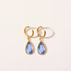 Wholesale Earrings Stainless Steel Retro Simple Elegant Dropshaped Goldplated Geometric Unisex