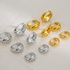 Wholesale Earrings Stainless Steel Simple Ushaped Electroplating Unisex