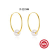 Wholesale Earrings 925 Sterling Silver Geometric Electroplated Minimalist