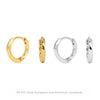 Wholesale Earrings 925 Sterling Silver Geometric Fashion Electroplated