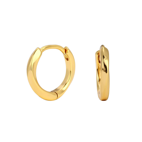 Wholesale Earrings 925 Sterling Silver Geometric Fashion Electroplated