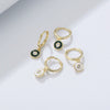 Wholesale Earrings 925 Sterling Silver Geometric Oil Drop C Shaped For Women