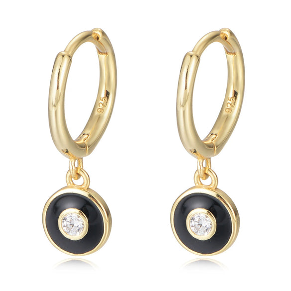Wholesale Earrings 925 Sterling Silver Geometric Oil Drop C Shaped For Women