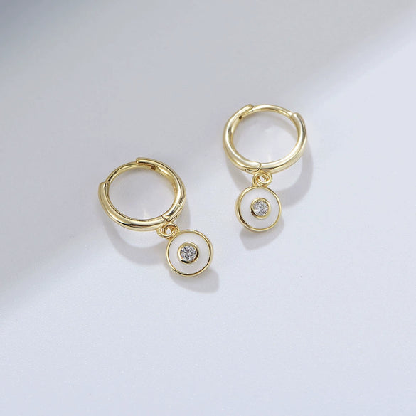 Wholesale Earrings 925 Sterling Silver Geometric Oil Drop C Shaped For Women