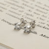 Wholesale Earrings 925 Sterling Silver Geometric Zircon Simple Style