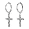 Wholesale Earrings 925 Sterling Silver Geometric Zirconia Jewelry For Women