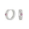 Wholesale Earrings 925 Sterling Silver Inlaid Zircon Geometric Style