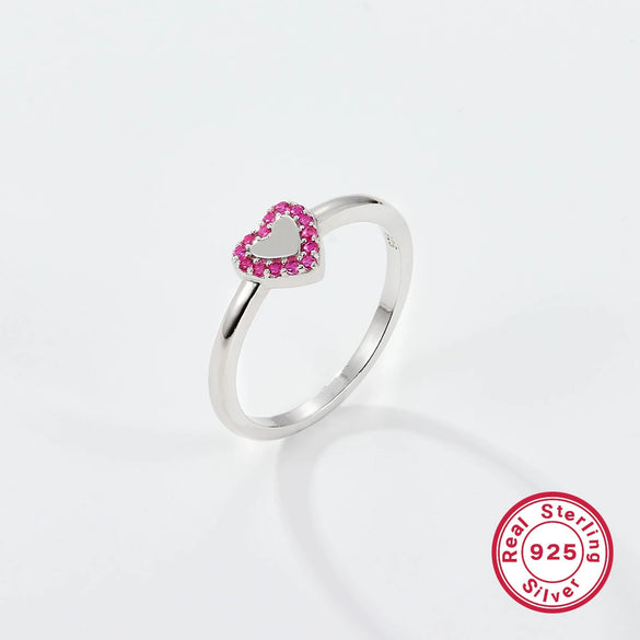 Wholesale Earrings 925 Sterling Silver Love Heartshaped Electroplated Jewelry