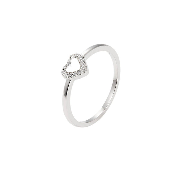 Wholesale Earrings 925 Sterling Silver Love Heartshaped Electroplated Jewelry