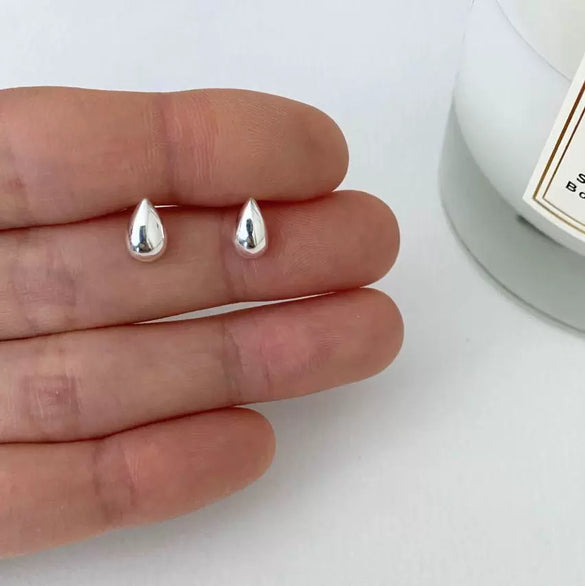 Wholesale Earrings 925 Sterling Silver Water Drop Style With Letters Numbers Text Electroplated For Women