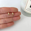 Wholesale Earrings 925 Sterling Silver Water Drop Style With Letters Numbers Text Electroplated For Women