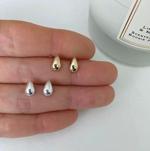 Wholesale Earrings 925 Sterling Silver Water Drop Style With Letters Numbers Text Electroplated For Women