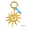 Wholesale Earrings Titanium Steel Geometric And Flower Pattern Electroplated With Original Design