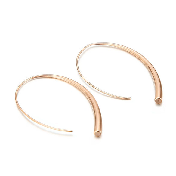 Wholesale Earrings Titanium Steel Geometric Creative Style For Ladies
