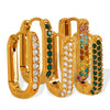 Wholesale Earrings 316L Stainless Steel Geometric Electroplated Fashion Design For Women