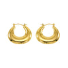 Wholesale Earrings Titanium Steel Geometric Retro Electroplated Luxury Highend Feeling