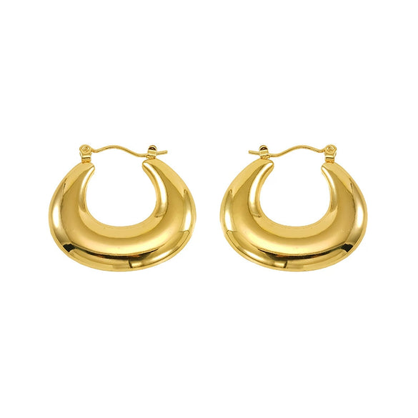 Wholesale Earrings Titanium Steel Geometric Retro Electroplated Luxury Highend Feeling