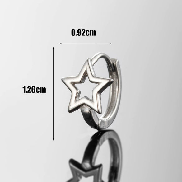 Wholesale Earrings Titanium Steel Geometric Style Polished Unisex