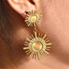 Wholesale Earrings Titanium Steel 18K Gold Plated Bow Tie Pattern Retro Style For Women