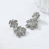 Wholesale Earrings Zinc Alloy Flower Electroplating Light Luxury Retro Design
