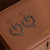 Wholesale Earrings Zinc Alloy Geometric Artistic Retro Heart Design Electroplating For Women