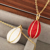Wholesale Egg Pendant Women's Light Luxury Niche Drop Shape Copper Dripping Oil Fashion Accessories