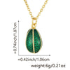 Wholesale Egg Pendant Women's Light Luxury Niche Drop Shape Copper Dripping Oil Fashion Accessories