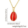 Wholesale Egg Pendant Women's Light Luxury Niche Drop Shape Copper Dripping Oil Fashion Accessories