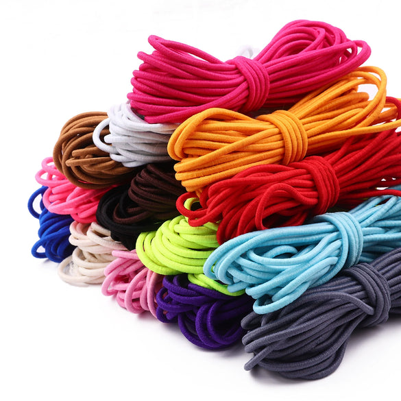 Wholesale Elastic Rubber Band Durable High Elastic Round Purple And Blue Diy Material