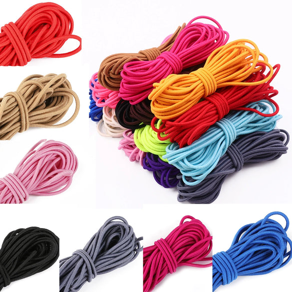 Wholesale Elastic Rubber Band Durable High Elastic Round Purple And Blue Diy Material